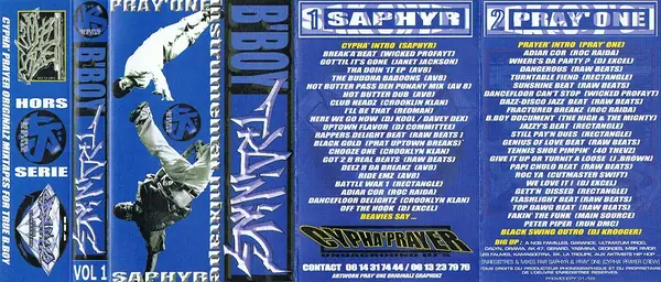 Mixtape | DJ Pray' One & DJ Saphyr - B'Boy Training Vol 1 (1999)